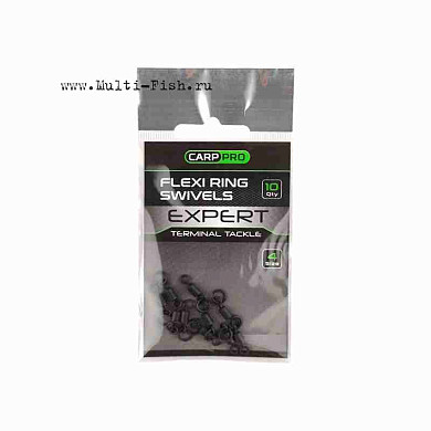 Вертлюг CARP PRO c запаянным кольцом №4 10шт