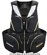 Жилет мужской SHIMANO VF-120W BK XL цвет черный, размер 52