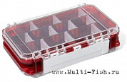 Коробка MEIHO BOUSUI CASE WG-1 RED двусторонняя 17,5х10,5х4,3см
