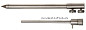 Стойка телескопическая CARP PRO Bank Stick 20-30см, нержавеющая сталь, вкручивающаяся
