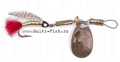 Блесна вращающаяся MEPPS Streamepps №0, 2,5гр., цвет brown