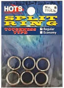 Заводные кольца для моря Hots SPRIT RING TOUGHNESS 8 №8, 290LB, 40шт.