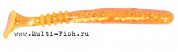 Виброхвосты съедобные Lucky John Pro Series BUGSY SHAD 2.8in, 72мм, цвет 036, 7шт.