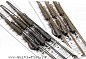 Монтаж готовый KORDA Kable Leadcore Leader Hybrid Lead Clip QC Swivel Weed 50см, 3шт.