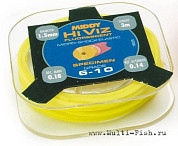 Штекерная резина MIDDY Hi-Viz Shock Core 6-10 Hollow Yellow