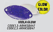 Блесна колеблющееся SBAM 2,3g (Viola Glow)