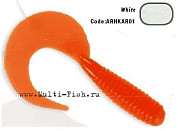 Силиконовая приманка HERAKLES SICKLE GRUB 3.5cm (White)  10pcs