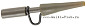 Усиленная безопасная клипса+конус "Volzhanka Distance Lead Clips with Tail Rubber" цвет Green (8шт/уп)