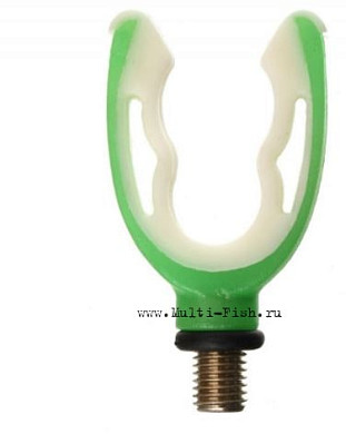 Держатель удилища комлевый CARP PRO Match Luminious Rod Rest фосфоресцирующий