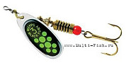 Блесна вращающаяся MEPPS Black Fury Chartreuse №00, 1,5гр., цвет AG
