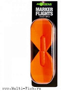 Запасной хвостовик для маркерного поплавка Korda Spare Marker Flights Orange 2шт.