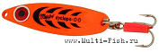 Блесна колеблющаяся MEPPS Syclops Fluo №00, 5гр., цвет orange