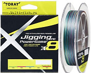 Шнур плетеный PE TORAY JIGING PE P.GAME X8 5colors 300м, 0,205мм, 9кг, 20LB
