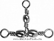 Вертлюг тройной DAYO Barrel Triple swivels №10