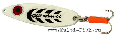 Блесна колеблющаяся MEPPS Syclops Fluo №2, 17гр., цвет phospho