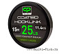 Поводковый материал в оболочке CARP PRO Delight Sinking Hooklink зеленый 15м, 25lb