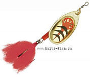 Блесна вращающаяся MEPPS Winner №4, 5,5гр., цвет OR блистер