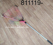 Подсачник DAYO треугольный, складной, цветная леска, размер 60см/2,0м
